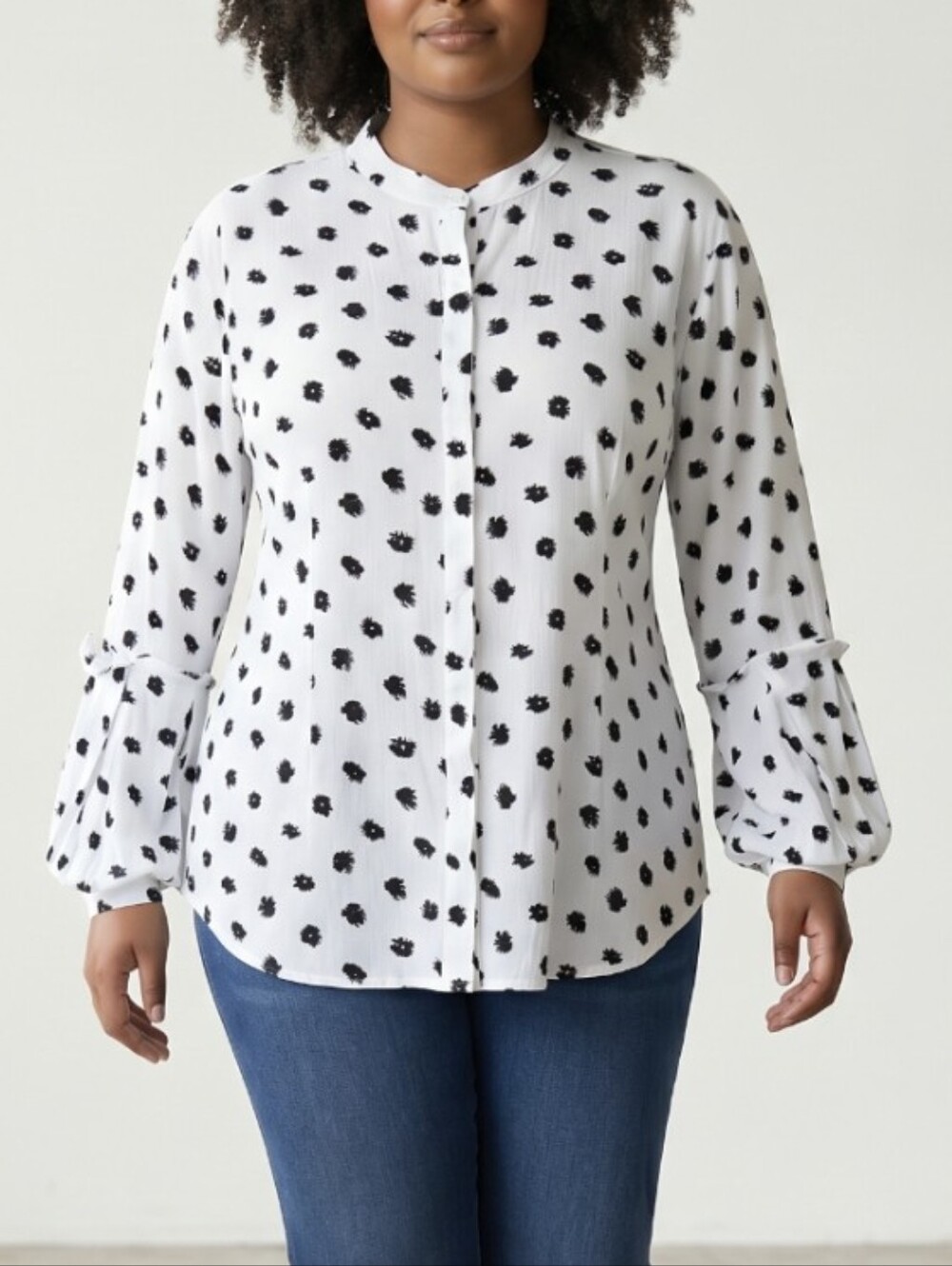 Lord & Taylor Printed Blouse